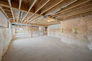 Basement with a healthy amount of sunlight