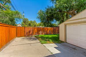 Driveway can hold 3-4 cars! Mostly fenced and private backyard.