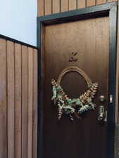 Interior door of unit K.