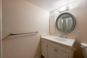 Bathroom in basement suite