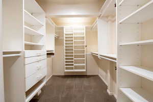 Primary suite walk-in closet