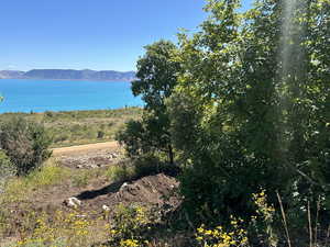 Water view featuring a mountain view