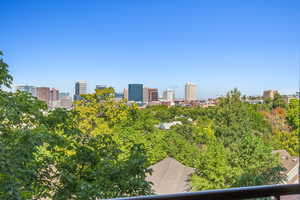 Balcony view of city