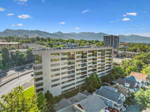 The Wilshire, west side exterior with a Wasatch mountain view