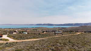 Water view featuring a mountain view