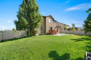 View of yard featuring a patio