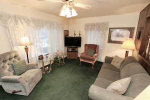 Light Living Room With Large Windows