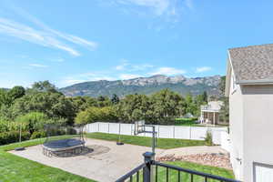 Mountain views from the deck!