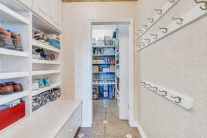 Mudroom with tons of storage