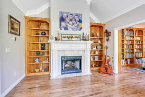 Gorgeous sitting room with its own fireplace!