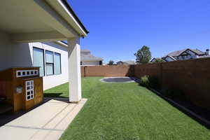 View of yard featuring a patio