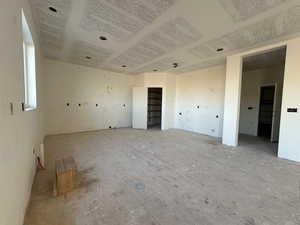 View of unfurnished bedroom