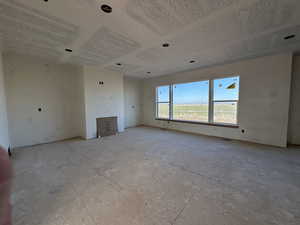 View of unfurnished living room