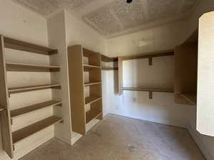 View of spacious closet