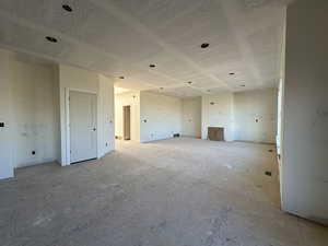 View of unfurnished living room