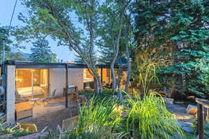 Rear view of house with a patio