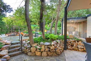 View of yard featuring a patio area