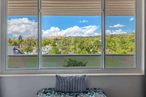 Stunning Mountain Views from the Bedroom Window.