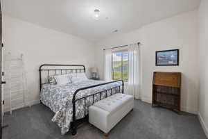 Bedroom featuring carpet flooring