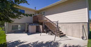 Exterior space featuring a patio