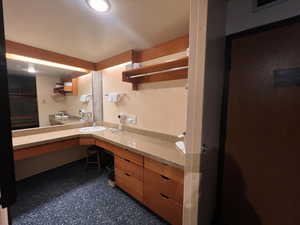 large bathroom vanity