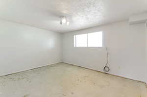 View of spare room in basement.