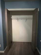 View of closet