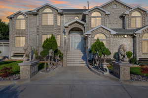 View of french country style house