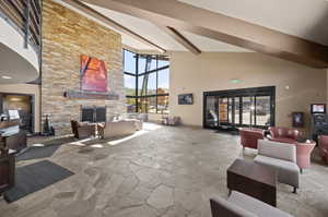 View of community lobby