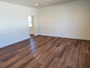 Bonus room off of living and dining area