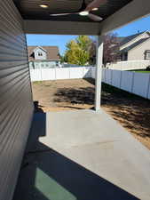 Covered patio