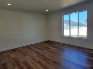 Bonus room off of living and dining area