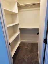 Secondary bedroom closet