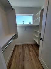 Primary walk-in closet