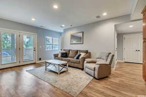 Basement Living room. Separate Walkout Entrance.