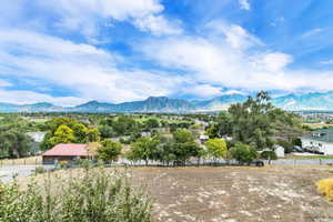 Mountain views from balcony.