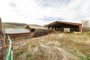 Outbuildings and arena