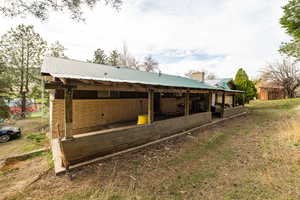 Back view of house