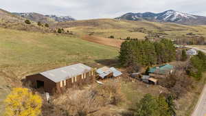 Arena and out buildings