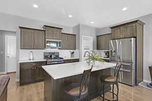 Beautiful kitchen with large pantry