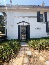 Upstairs apartment east entrance.