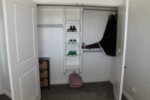 View of closet