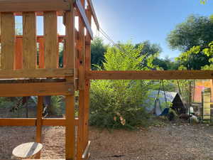 View of community Gardens