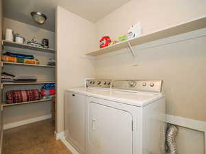 Laundry & Storage - Upper Level