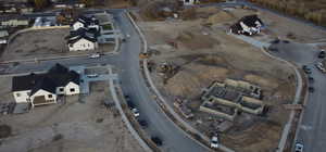 Aerial overview of property's location