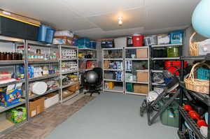 basement storage room