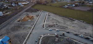 Aerial view of property's location