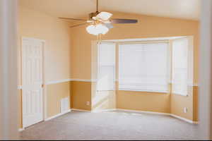 Master  bedroom with ceiling fan