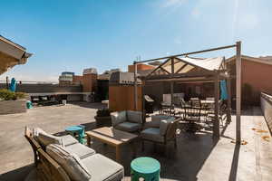 View of patio / terrace featuring an outdoor hangout area