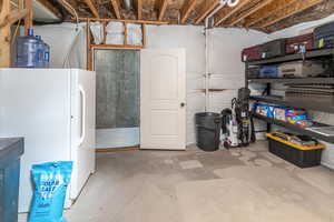 Freezer is included. Cold storage + ample storage space.